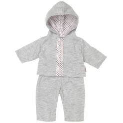 Lillan Poppenkleding Joggingpak Grijs (voor Pop 36-40cm)