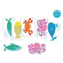 Djeco Kaartspel Bataplouf (4-8 Jaar) -Kinderspeelgoedwinkel image 1060