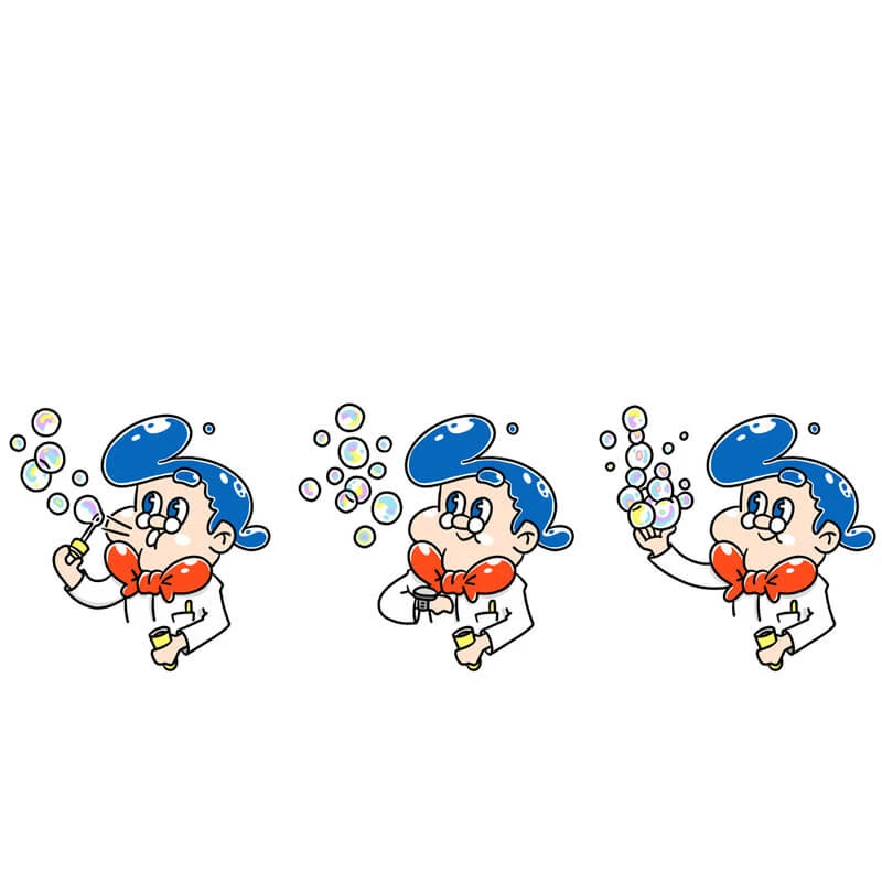 Bellenblaas Stapelbare Bubbels 5 Bellenblaas Stapelbare Bubbels - Afbeelding 3