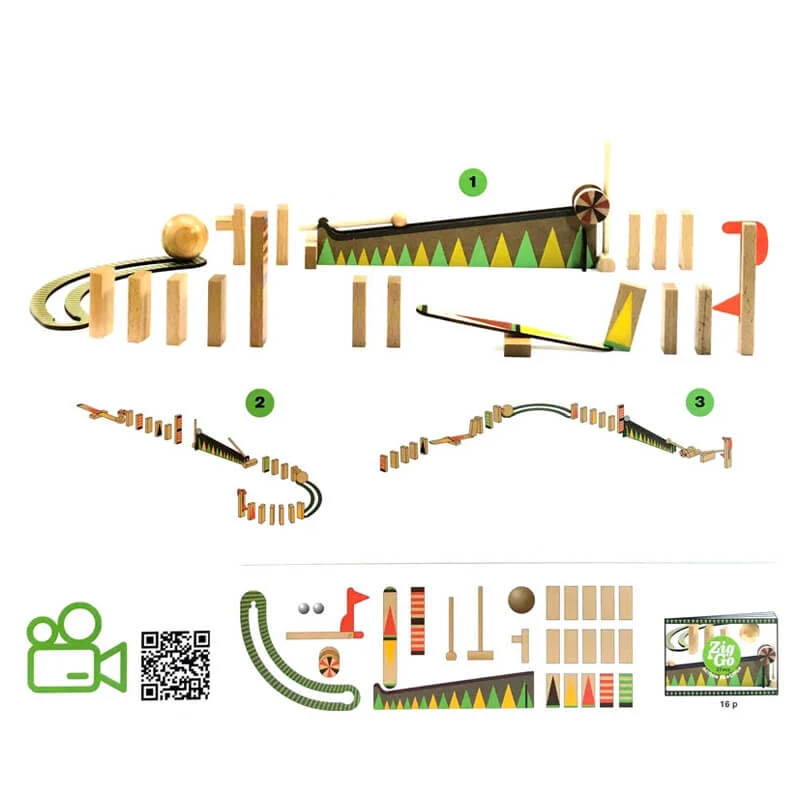 Djeco Zig & Go Actie-reactie Parcours (27-delig) 6 Djeco Zig & Go Actie-reactie Parcours (27-delig) - Afbeelding 4