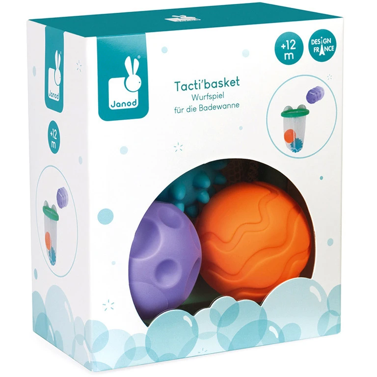 Janod Badspeelgoed - Gooispel Tacti-basket 1+ 4 Janod Badspeelgoed - Gooispel Tacti-basket 1+ - Afbeelding 2