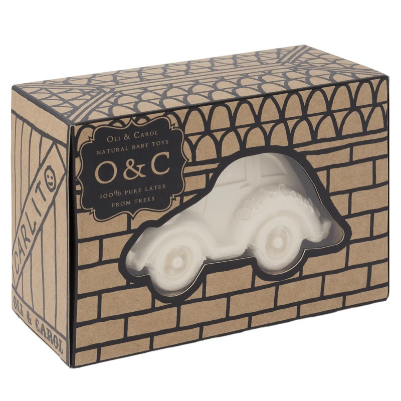 Bad- En Bijtspeeltje Auto Wit 7 Bad- En Bijtspeeltje Auto Wit - Afbeelding 5