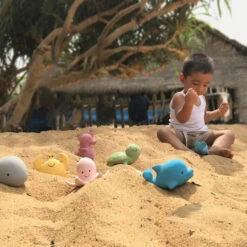 Tikiri Bad, Bijt & Rammelspeeltje Walvis -Kinderspeelgoedwinkel image 1248