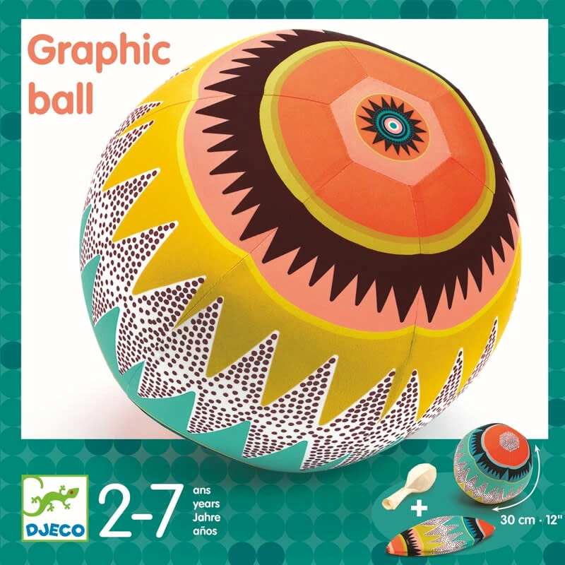Djeco Ballonbal Grafisch 4 Djeco Ballonbal Grafisch - Afbeelding 2
