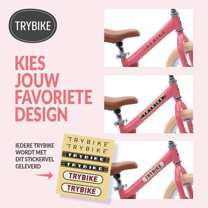 Trybike 2-in-1 Roze 9 Trybike 2-in-1 Roze - Afbeelding 7