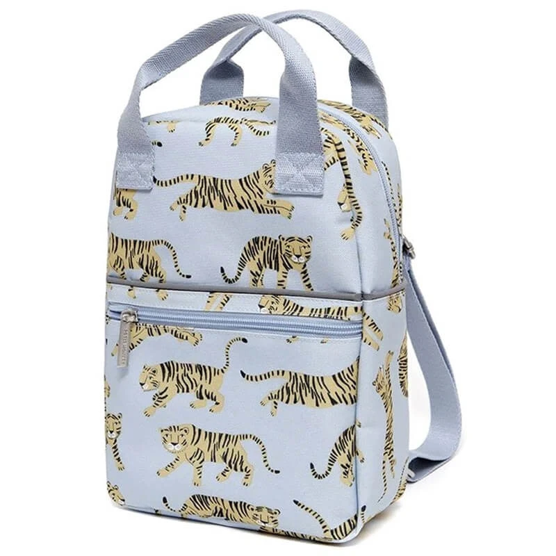 Petit Monkey Rugzak Tijgers (grijsblauw) 3 Petit Monkey Rugzak Tijgers (grijsblauw)