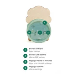 Djeco Kinderwekker Dino 9 Djeco Kinderwekker Dino -Kinderspeelgoedwinkel image 1714