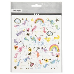 Stickers Unicorn 5 Stickers Unicorn -Kinderspeelgoedwinkel image 1740