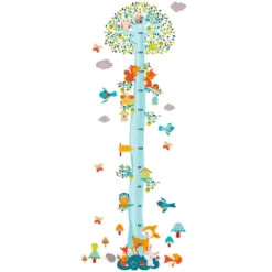 Djeco Muursticker Groeimeter Bosdieren