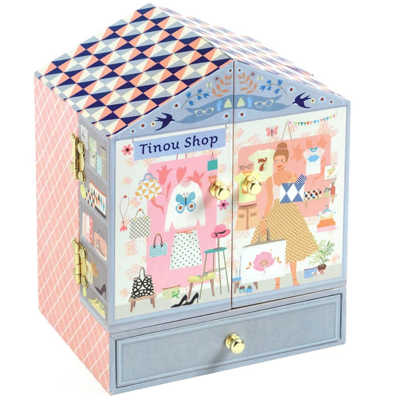 Djeco Muziekdoosje 'Tinou Shop' 4 Djeco Muziekdoosje 'Tinou Shop' - Afbeelding 2