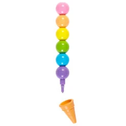 Ooly Stapelkrijtjes & Gum Ijsje 10 Ooly Stapelkrijtjes & Gum Ijsje -Kinderspeelgoedwinkel image 1764