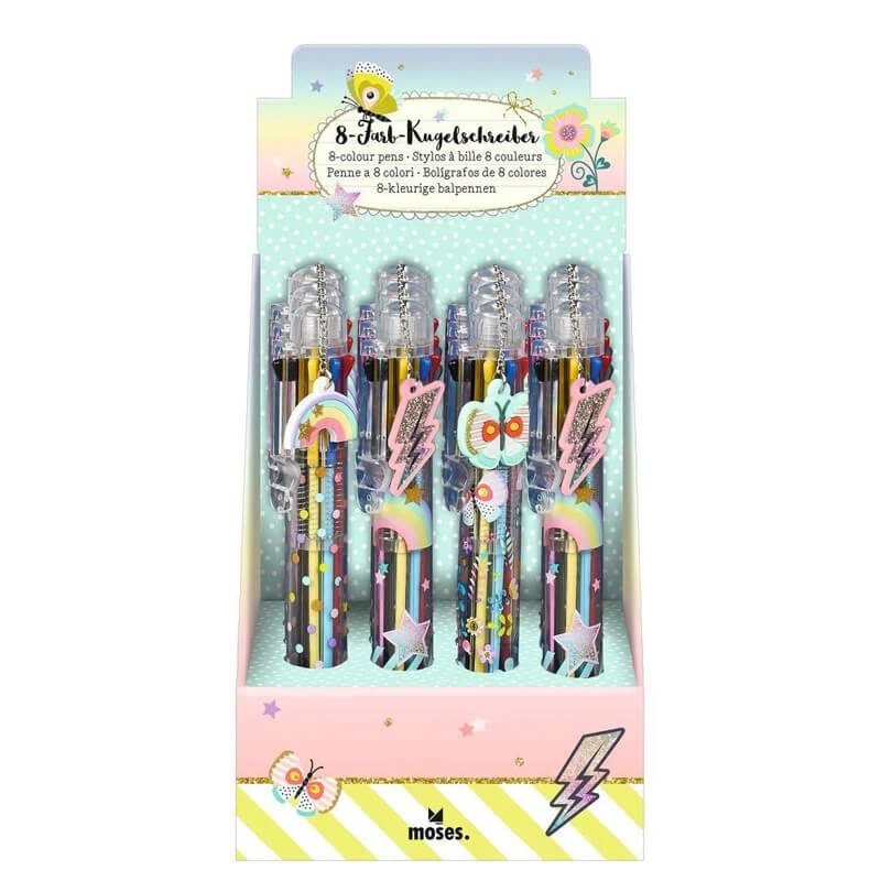 Moses 8-kleuren Balpen (met Hanger) 5 Moses 8-kleuren Balpen (met Hanger) - Afbeelding 3