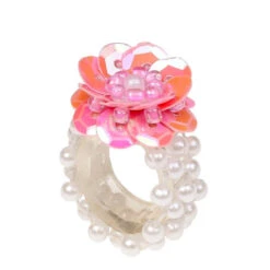 Souza Ring Bloem & Parels