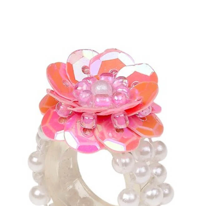 Souza Ring Bloem & Parels 4 Souza Ring Bloem & Parels - Afbeelding 2