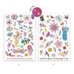 Djeco Tattoos Schitterende Vogels 8 Djeco Tattoos Schitterende Vogels -Kinderspeelgoedwinkel image 1842