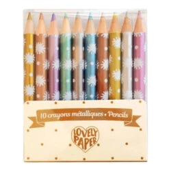 Djeco Mini Kleurpotloden Metallic -Kinderspeelgoedwinkel image 1929