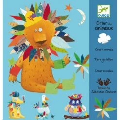 Djeco Creëer Met Stickers - Dieren