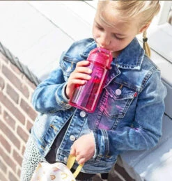 A Little Lovely Company Glitter Drinkfles Roze -Kinderspeelgoedwinkel image 1990