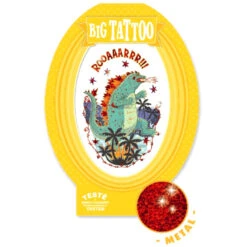 Djeco Grote Tattoo - Draak Godzilla