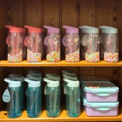 Petit Monkey Drinkfles Macaron Roze -Kinderspeelgoedwinkel image 2030