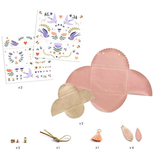 Djeco Do It Yourself - Tasje & Portemonnee 5 Djeco Do It Yourself - Tasje & Portemonnee - Afbeelding 3