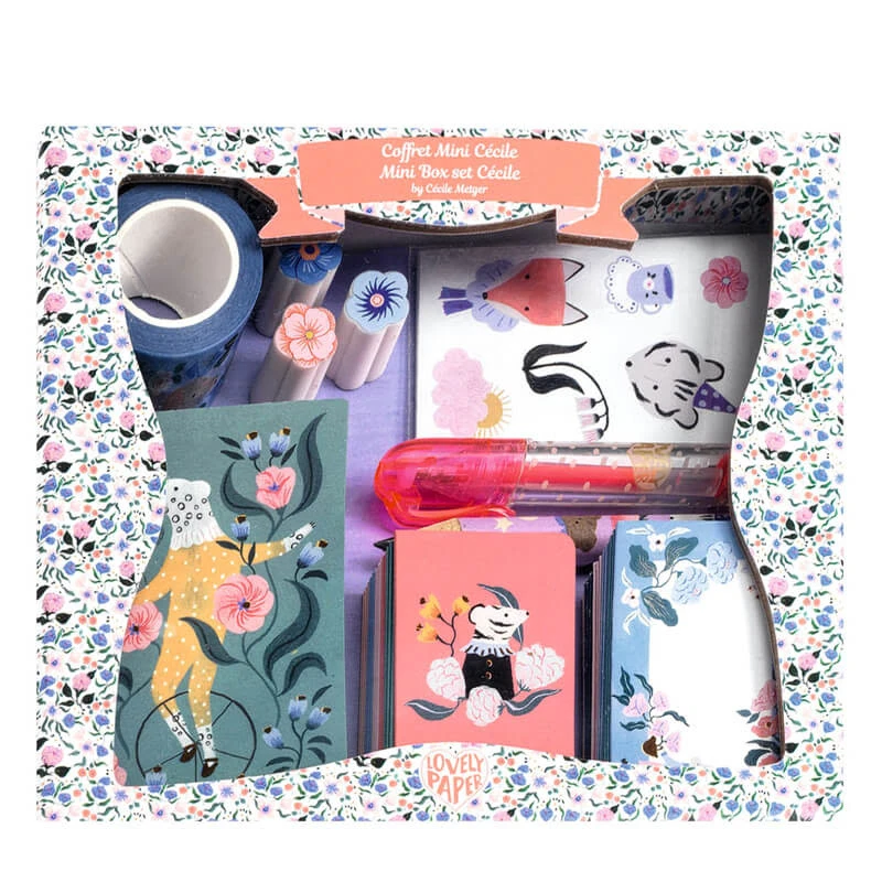 Djeco Stationery Box Mini - Cécile 3 Djeco Stationery Box Mini - Cécile