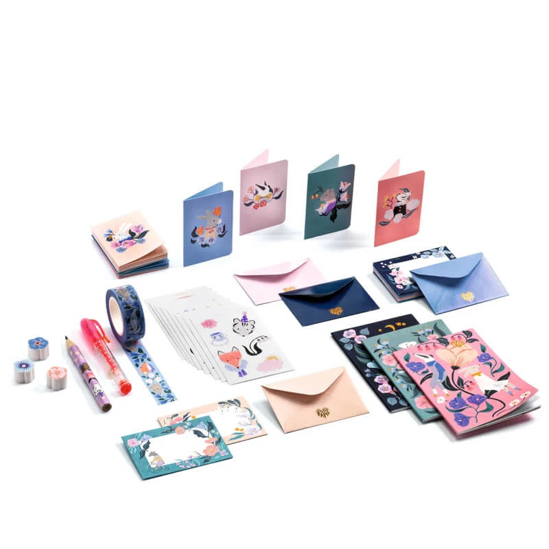 Djeco Stationery Box Mini - Cécile 4 Djeco Stationery Box Mini - Cécile - Afbeelding 2