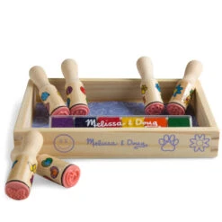 Houten Stempels (6st) -Kinderspeelgoedwinkel image 2069