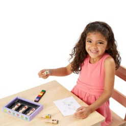 Houten Stempels (6st) -Kinderspeelgoedwinkel image 2070