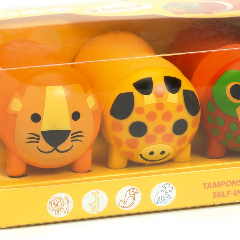 Djeco Stempels Safari 5 Djeco Stempels Safari - Afbeelding 3