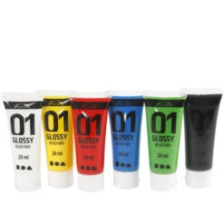 Acrylverf 01 Glossy Primair (6x20ml)