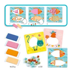 Djeco Knutselset Mozaïek Parels In Klei -Kinderspeelgoedwinkel image 2139