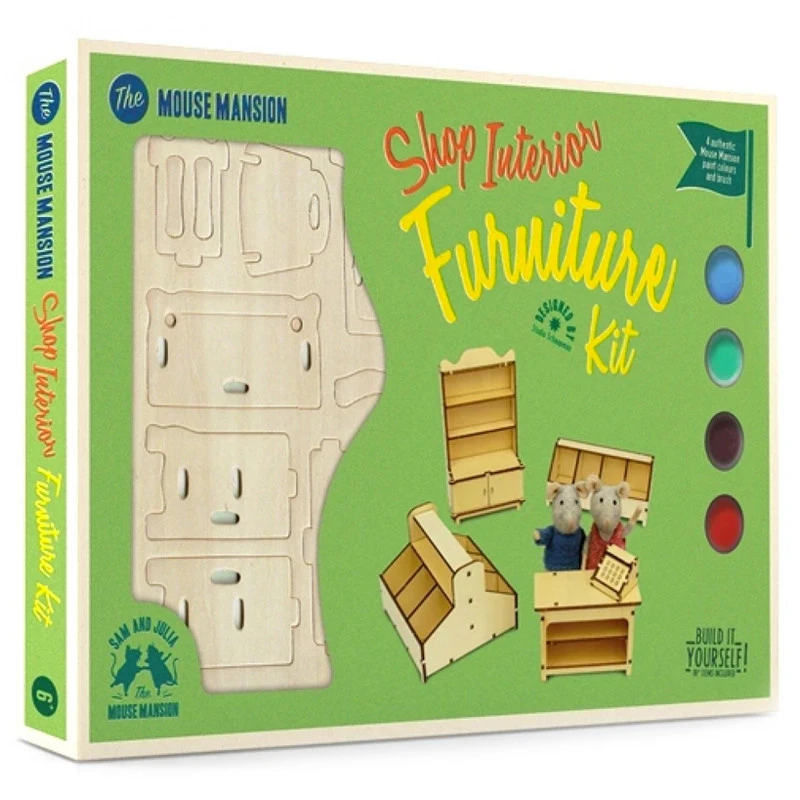 Knutsel Het Muizenhuis - Meubelkit Winkel 3 Knutsel Het Muizenhuis - Meubelkit Winkel