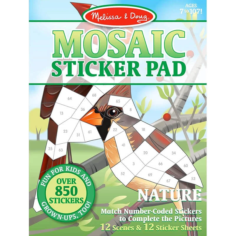 Mozaïek Stickerboek Natuur 7+ 3 Mozaïek Stickerboek Natuur 7+
