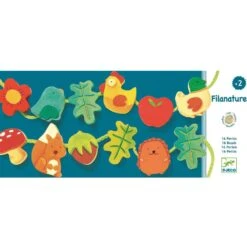 Djeco Houten Kralen Natuur Filanature 2+ -Kinderspeelgoedwinkel image 2213