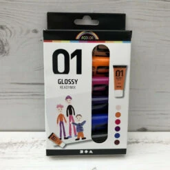 Acrylverf 01 Glossy Secundair (6x20ml) -Kinderspeelgoedwinkel image 2231