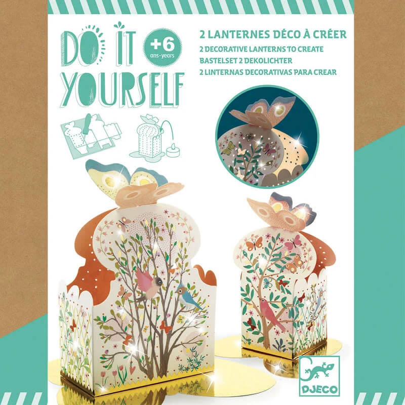 Djeco Do It Yourself - Lantaarntjes 4 Djeco Do It Yourself - Lantaarntjes - Afbeelding 2
