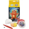 Silk & Foam Clay Ugly Monster Rood -Kinderspeelgoedwinkel image 2266