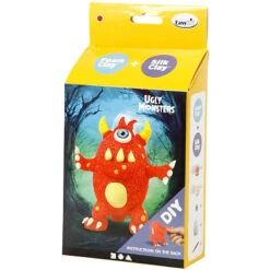 Silk & Foam Clay Ugly Monster Rood -Kinderspeelgoedwinkel image 2268