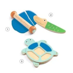 Djeco Klei Gereedschap 'Myplastijungle' -Kinderspeelgoedwinkel image 2311