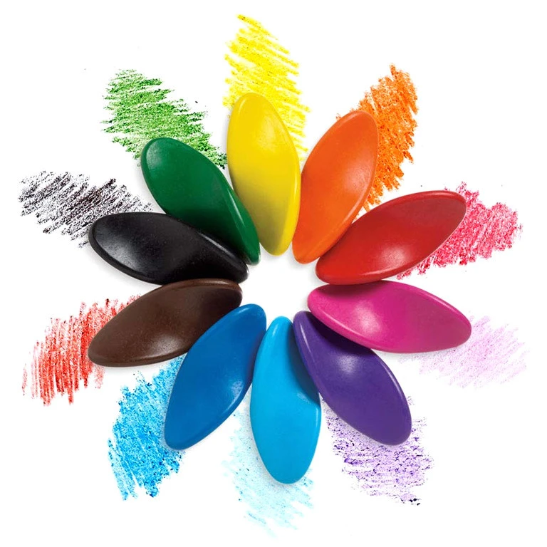 Ooly Ergonomische Waskrijtjes 3 Ooly Ergonomische Waskrijtjes