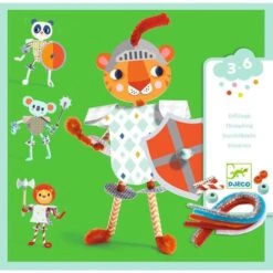 Djeco Knutselset Chenille Ridders -Kinderspeelgoedwinkel image 2349