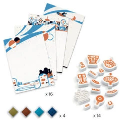 Djeco Stempels Aliën Robots -Kinderspeelgoedwinkel image 2372