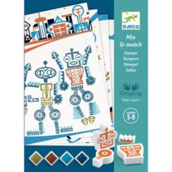 Djeco Stempels Aliën Robots -Kinderspeelgoedwinkel image 2373