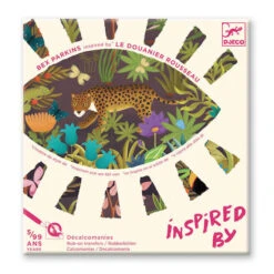 Djeco Inspired By Douanier Rousseau - Krasplaatjes 8 Djeco Inspired By Douanier Rousseau - Krasplaatjes -Kinderspeelgoedwinkel image 2394