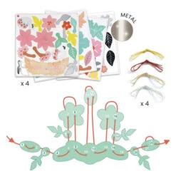 Djeco Do It Yourself - Bloemen Sieraden Pastel 9 Djeco Do It Yourself - Bloemen Sieraden Pastel -Kinderspeelgoedwinkel image 2400