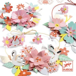 Djeco Do It Yourself - Bloemen Sieraden Pastel 11 Djeco Do It Yourself - Bloemen Sieraden Pastel -Kinderspeelgoedwinkel image 2402