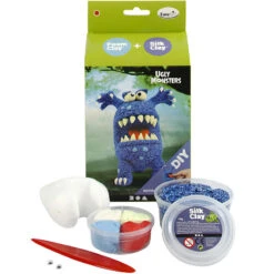 Silk & Foam Clay Ugly Monster Blauw