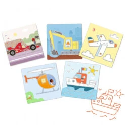 Djeco Sjablonen Voertuigen -Kinderspeelgoedwinkel image 2434