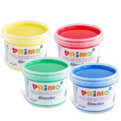 Primo Vingerverf Basiskleuren (4st)